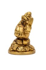 Brass Lord Ganesh Idol seated on Lotus Flower – 2’4″ Inch - Image 7