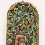 Handcrafted Wooden Apsara Wall Panel (4 feet) – Antique Dancing Wood Carving - Image 3
