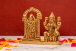 Lord Superfine Tirupati with Goddess Laxmi – Detailed Carving – 3.75 Inch - Image 2