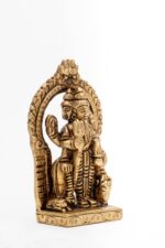 Superfine Standing Brass Dattatreya Idol with Frame- the Divine Unity – 3.5 Inch - Image 7
