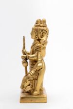 Standing Brass Dattatreya Idol – the Divine Unity – 4.5 Inch - Image 6