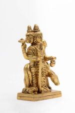Standing Brass Dattatreya Idol – the Divine Unity – 4.5 Inch - Image 5