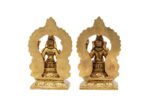 Brass Superfine Ganesh Laxmi Idol – With Frame – 5.5 Inch - Image 3