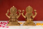 Brass Superfine Ganesh Laxmi Idol – Detailed Carving – 5.75 Inch - Image 3