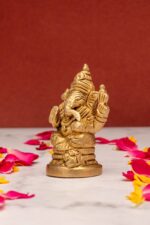 Brass Ganesh Idol – Vighnaharta – 2’8″ Inch - Image 2