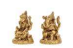 Brass Superfine Ganesh Laxmi Idol – 2.5 Inch - Image 7