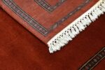Orange Modern Hand Knotted Rug - Image 6