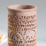 Hand Carved Soap Stone Vase 6 Inchs - Image 2