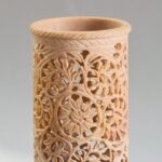 Hand Carved Soap Stone Vase 8 Inchs - Image 2