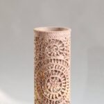 Hand Carved Soap Stone Vase 10 Inchs - Image 2