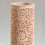 Hand Carved Soap Stone Vase 10 Inchs - Image 2