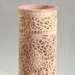 Hand Carved Soap Stone Vase 10 Inchs - Image 2