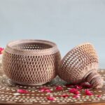 Hand Carved Soapstone Tealight Candle Holder and Lamp - Image 5