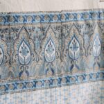 Gulmohar Blue Hand Block Print Double Bed King Size Cotton Bed Sheet - Image 15