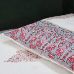 Paisley Multi Hand Block Print Double Bed King Size Cotton Bed Sheet - Image 11