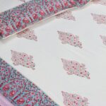 Paisley Multi Hand Block Print Double Bed King Size Cotton Bed Sheet - Image 18