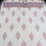 Paisley Multi Hand Block Print Double Bed King Size Cotton Bed Sheet - Image 8