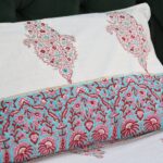 Paisley Multi Hand Block Print Double Bed King Size Cotton Bed Sheet - Image 9