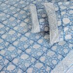 Jodhpur Blue Hand Block Print Double Bed King Size Cotton Bed Sheet - Image 8