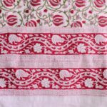 Gulabi Jaal Hand Block Print Double Bed King Size Cotton Bed Sheet - Image 7
