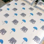 Modern Maharaja Hand Block Print Double Bed King Size Cotton Bed Sheet - Image 3