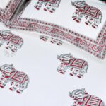 Maharaja Hand Block Print Double Bed King Size Cotton Bed Sheet - Image 17
