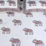 Maharaja Hand Block Print Double Bed King Size Cotton Bed Sheet - Image 10