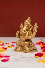 Superfine Brass Ganapati Bappa Idol – Vighnaharta – 3’2″ Inch - Image 2