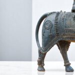 Handcrafted Nandi Dhokra Brass Tribal Elephant – Timeless Indian Art - Image 5