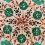 Marble Inlay Plate 10.5 Inches with Stand - Image 2