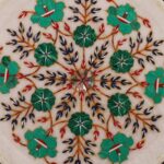 Marble Inlay Plate 10.5 Inches with Stand - Image 4