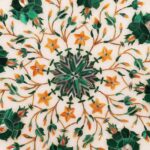 Marble Inlay Plate 10.5 Inches with Stand - Image 3