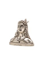 Brass Silver-Coated Superfine Lord Shiva Adiyogi – 2.35 Inches - Image 6