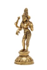 Brass Superfine Ardhanarishvara Idol – 8.5 Inch - Image 6