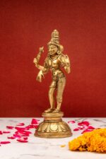 Brass Superfine Ardhanarishvara Idol – 8.5 Inch - Image 2
