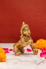 Brass Superfine Bal Gopal Idol – 3.75 Inch - Image 4
