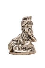 Brass Silver-Coated Superfine Bal Gopal Kanha – 2.35 Inches - Image 6