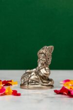 Brass Silver-Coated Superfine Bal Gopal Kanha – 2.35 Inches - Image 2