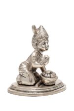 Brass Silver-Coated Superfine Bal Gopal Kanha – 3.55 Inches - Image 6