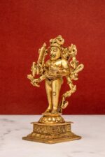 Brass Superfine Bhairo Baba Idol – 5 Inch - Image 4