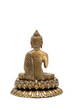 Brass Buddha Idol – Abhaya Mudra – 11.75 Inch - Image 5