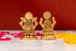Superfine Brass Ganesh Laxmi Idol – Miniature – 2.35 Inch - Image 6