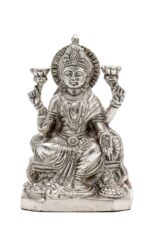 Brass Silver-Coated Superfine Ganesh Laxmi Idol- 8 Inches - Image 23