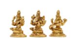 Brass Superfine Ganesh Laxmi Saraswati Idols – 3.25 Inch - Image 6