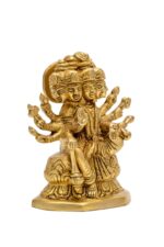 Brass Superfine Gayatri Maa Idol – 5 Faces – 5 Inch - Image 5