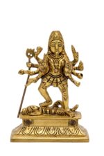 Brass Maa Kaali Idol With 10 Arms – 4 Inch - Image 6