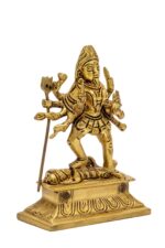 Brass Maa Kaali Idol With 10 Arms – 4 Inch - Image 5