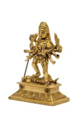 Brass Maa Kaali Idol With 10 Arms – 4 Inch - Image 4
