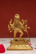 Brass Maa Kaali Idol With 10 Arms – 4 Inch - Image 7