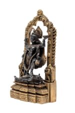 Brass Superfine Kali Maa Idol With Frame – Dual Tone – 11 Inch - Image 6